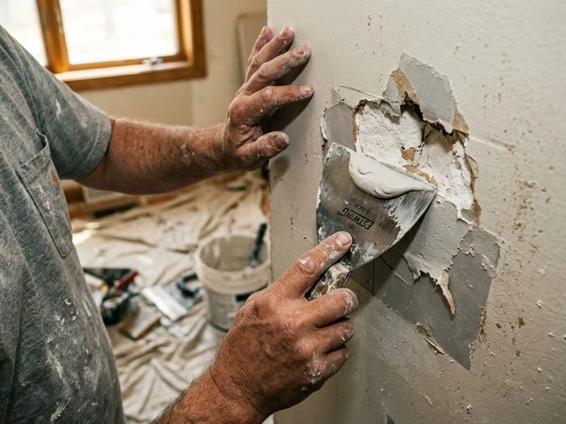 Wall Preparation & Repair portfolio 1